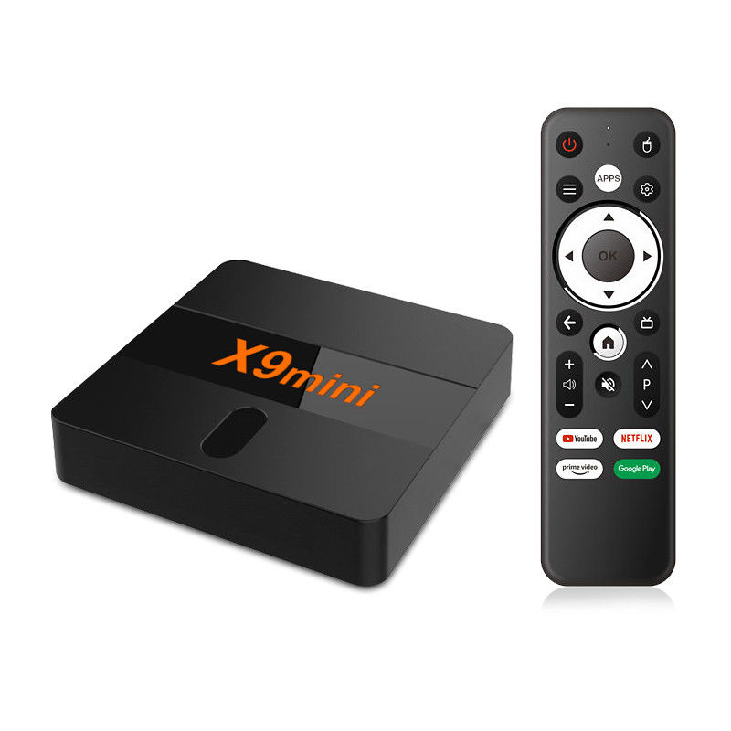 Android 9.0 TV Box Voice IR Remote Control 1GB / 8GB Suporte de Smart APP