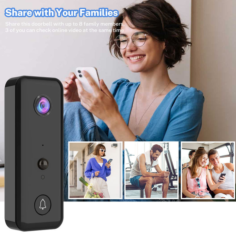 H9 Sinal de porta Smart Home Dingdong Sinal de porta Smart Phone Wifi sem fio Sinal de porta Sinal de câmera Anel de vídeo inteligente