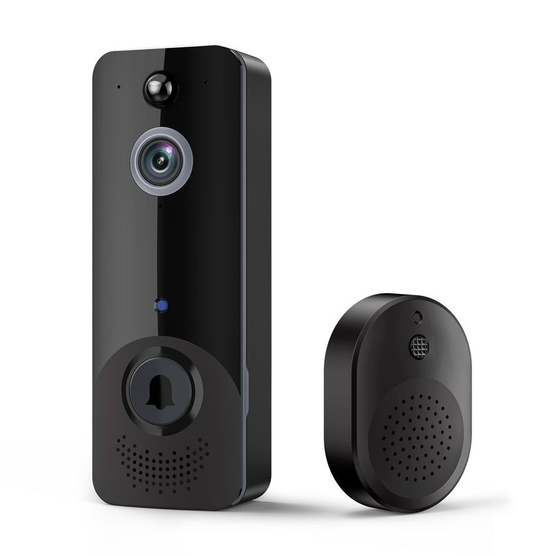 Aplicativo Smart Wireless Ring Campainha com Chime 140 graus Grande Ângulo Baixa Potência Campainha de Video