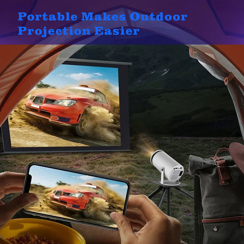 Projector LCD portátil HY300 com 1280*720P Resolução Nativa 2.4G/5G/BT4.1